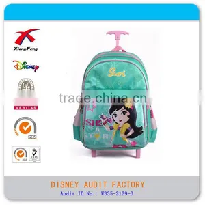 600D Polyester Printing Cheap Child School Trolley Bag thumbnail-1