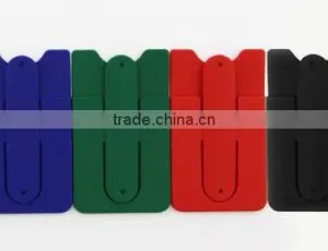 Silicon Material and 3m Sticker Smart Wallet Mobile Card Holder thumbnail-4