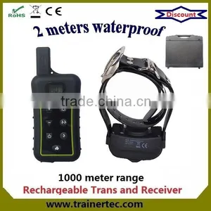 Waterproof 1km Distance Remote Control Dog Training Collar With CE thumbnail-1