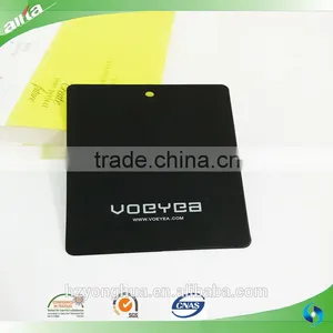 Custom Printed Simple White/black Paper Clothing Hang Tag thumbnail-1