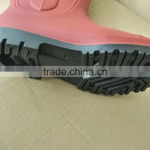 Men Clear PVC Rain Boots With Steel Toe Cap And Steel Midsole 1355 thumbnail-4