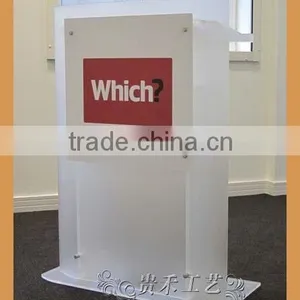 GH-YZ#040#2 Clear Acrylic Plexiglass Desk thumbnail-1