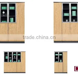 MDF Wood Glass Door Cabinet thumbnail-3