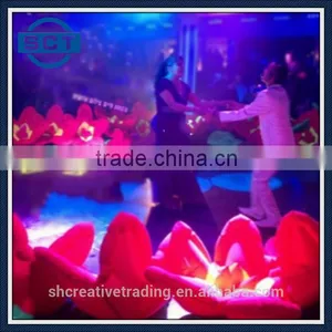 6m Promotional Red Inflatable Flower Chain for Sale thumbnail-3