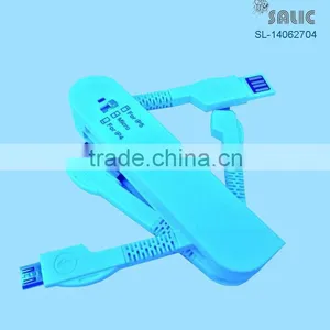 2015 Newest Design Swiss Army Knife 3 in 1 Usb Data Cable thumbnail-4