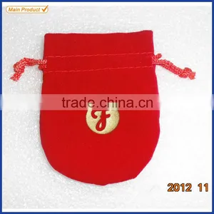 Customized Velvet Bags and Pouches With Falp,hot Stampinglogo thumbnail-6