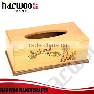 Light Wood Cheap Simply Tissue Box thumbnail-4