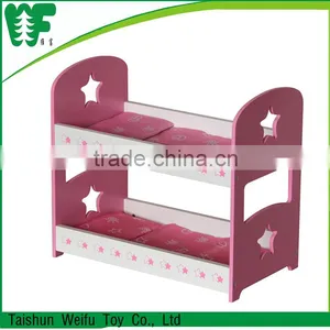 Hot Selling Double Bunk Toy Doll Bed thumbnail-1