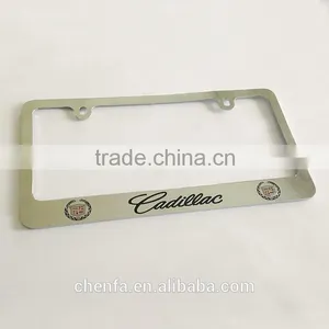 Custom Wholesale Zinc Alloy American Car Number Plate Frame thumbnail-2