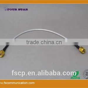 RG316 Cable Assembly With SMA Male Crimp Connectors On Both Ends thumbnail-2