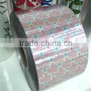 Lacquer Coated Aluminium Foil Roll for PET/PP/PS/PE Bottle thumbnail-1