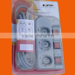 European Style Individual Switch Extension Power Cord (E6003EIS) thumbnail-1