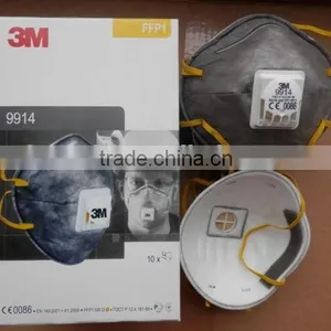 3m 9914 Mask, 3M Dust Mask 3m 9914 Respirator Mask 3M P1 Mask With Valve thumbnail-1