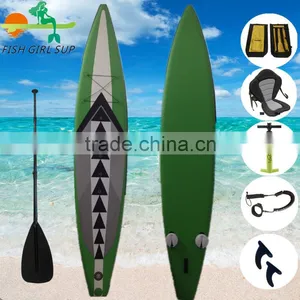 2016 New Model Inflatable Water Racing Sup Paddle Board for Sale thumbnail-1