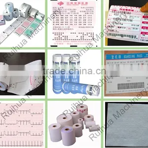 Auto Lift-up Loading Cash Register Roll Slitter Rewinder thumbnail-2