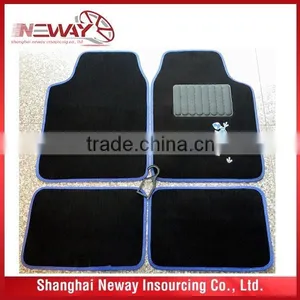 Velour Mat Material Car Mat Can Make Your Logo thumbnail-1
