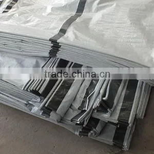 2015 Promotional Camping Tarp Tent Material for Sale Black Striped Tarpaulin Fabric thumbnail-3