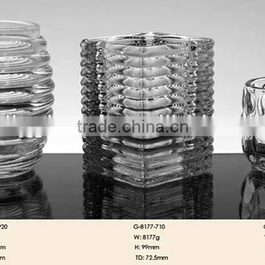 Clear Glass Hanging Candle Holder Wholesale Candle thumbnail-1