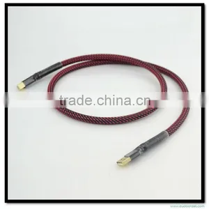 Hi End Audio Grade Silver Plated USB A to B USB Cable With Gold Plated USB Plug thumbnail-1