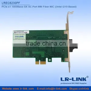 LR-LINK Brand LREC6230PF PCIe x1 1000BASE Desktop Fiber Ethernet Optical Network Adapter Card (Intel I210IS Based) thumbnail-2