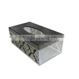 Home Accessory Plastic Square Tissue Paper Box thumbnail-1