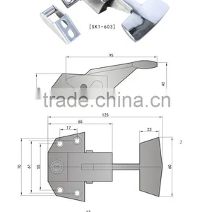 Made in ChinaSK1-603 Industrial Oven Lock/ Cabinet Handle Lock thumbnail-6