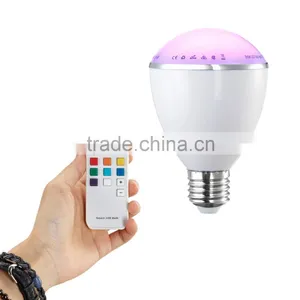 Color Changing 6W Infrared Control Smart LED Bulb thumbnail-1
