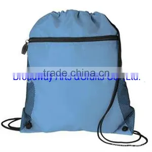Recycle Blue Foldable Shopping Bag With Simple Printing thumbnail-1
