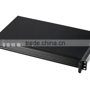 1U 19 Inch Standard Industrial Embedded Chassis With Intel Qual Core I7-4790T 2.5G 2G/32G SSD,250 Watts Turbine Cooling thumbnail-1