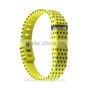 Polka Dot Patterns Series Fitbit Flex Replacement Wristband With Metal Clasp(No Tracker Chip) thumbnail-6