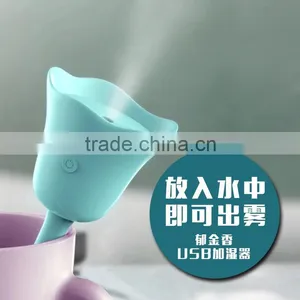 Flower Green Air Cool Mist Humidifier,natural Aroma Flower Diffuser for Decoration thumbnail-2