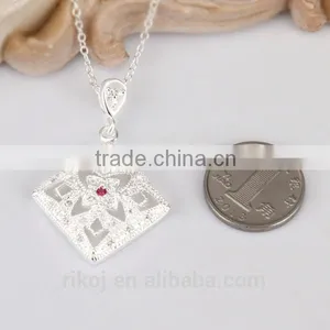 Symbol of Freedom 925 Sterling Silver India Style Bohemia Necklace thumbnail-6