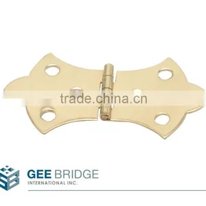 0831012 Miniature Hardware Solid Brass Ornamental Hinge thumbnail-1