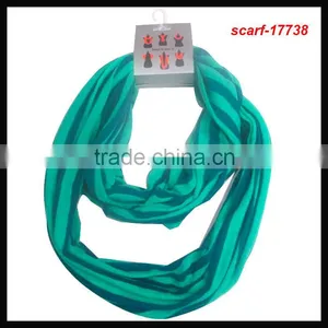 Most Popular Fashion Green Loop Scarf thumbnail-1