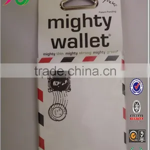 Cheapest Custom Design Evenlop Non Broken Blocking Rfid Recycle Tyvek Paper Money Wallet thumbnail-2