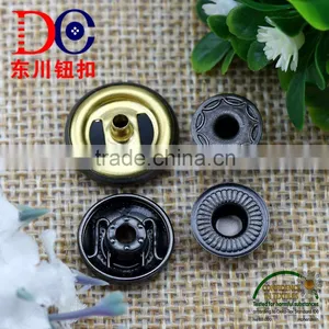 17MM Hot Sale Copper Button Custom Spring Snap Button Tor Jacket Bags thumbnail-6