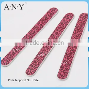 Nail Manicure Pink Leopard Style Cheap Promotional Nail Files 100/180 thumbnail-1