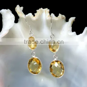 Amethyst Bezel Earrings, Gemstone Jewelry, Silver Jewelry thumbnail-3