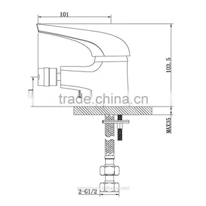 Kaiping Factory Deck Mounted Low Pressure Bidet Faucet 06 5001 thumbnail-2
