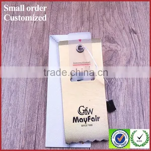 High Quality Wholesale Price Garment Different Kinds of Hang Tags Label Shape thumbnail-3