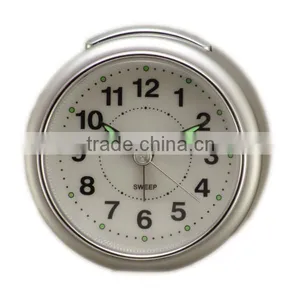 Round Shape Traditional Silent Sweep Alarm Clocks thumbnail-3
