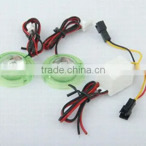 12v Flash Led Motorcycle Light With Green Ring for Red,green,blue,pink Color thumbnail-6