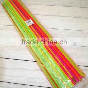 Disposable Plastic Straw With Different Colors Long Flexible Drinking Straws thumbnail-5