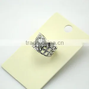 New Fashion Wedding Nail 925 Silver Diamond For Men Knuckle Ring thumbnail-4