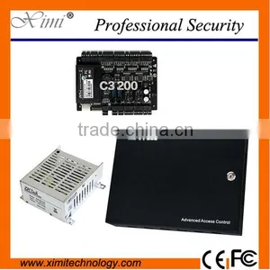 ZK C3-200 Package B Card Access Control Pane With Power Supply Metal Box and Battery Function TCP/IP 2 Doors Access Controller thumbnail-2