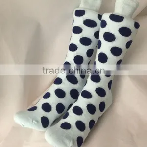 Young Girls Socks On Sale Small MOQ Custom Logo Vivid Colored Dots Sock Wholesale thumbnail-1