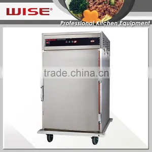 WISE 1140cm Commercial Upright Heated Holding Cabinet With Casters And Humidity Compensation thumbnail-1