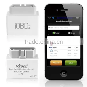 Xtool IOBD2 OBD Bluetooth Mitsubishi OBD2 Scanner thumbnail-1
