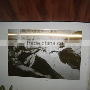 [superdeal] Wall Decoration "creation Of Adam" (Stainless) thumbnail-1