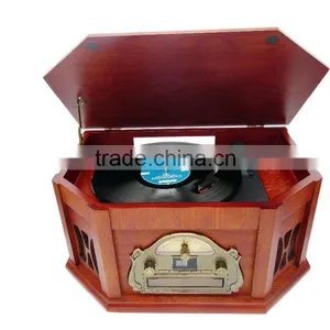 Rain Lane Antique Multi Function Variable Speed Turntable Vinyl Record Player thumbnail-5